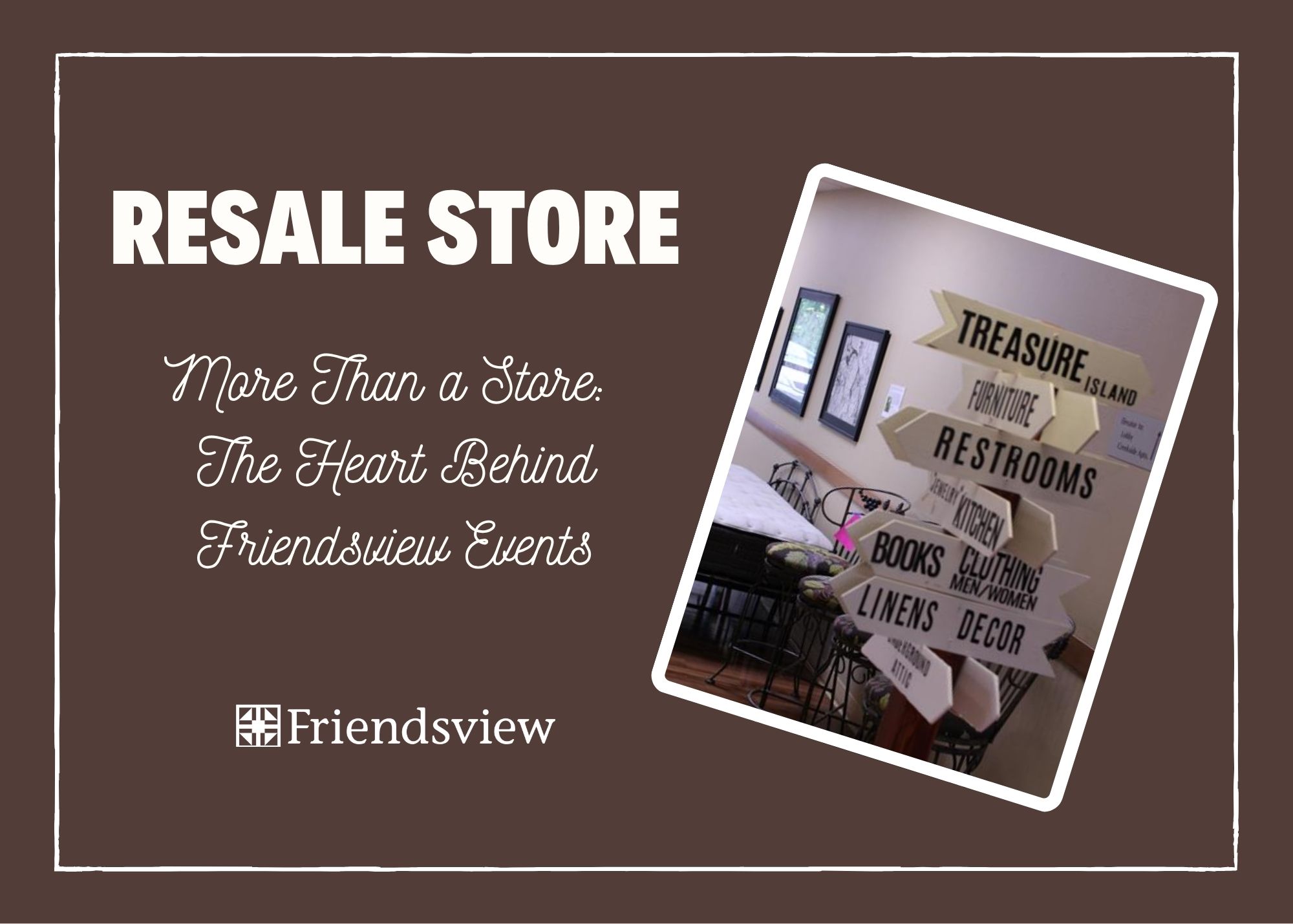 More Than a Store: The Heart Behind Friendsview Events  